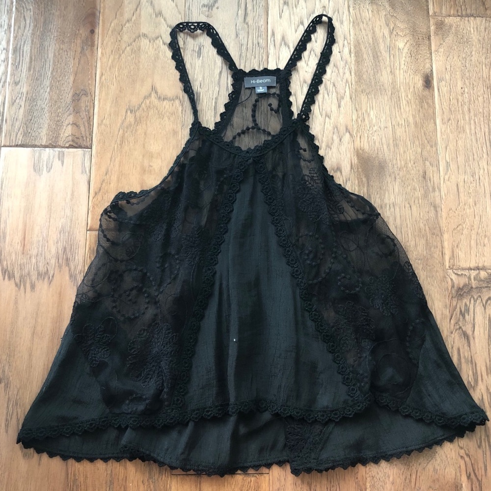 High Beam Lace Tank Top